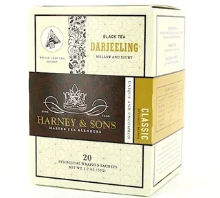 HARNEY AND SONS Sort te fra Darjeeling – 20 teposer