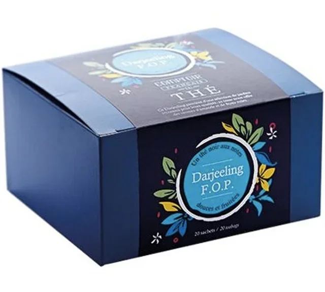 Darjeeling Black Tea FOP - Box of 20 Tea Bags - COMPTOIR FRANÇAIS DU THÉ
