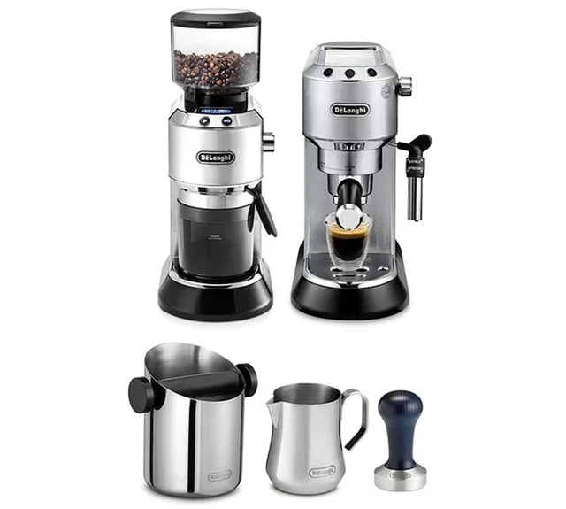 Set Barista DeLonghi ECKG6821.M: Macchina Espresso Dedica + Macinacaffè + Accessori