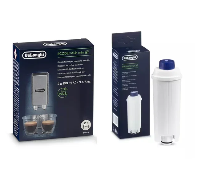 Kit Cura DeLonghi - Cartuccia Filtro DLSC002 + Decalcificante DLSC200