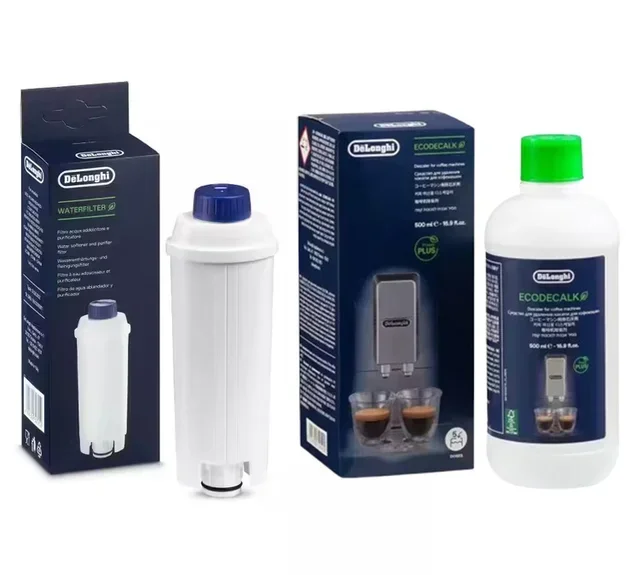 DeLonghi Karbantartó Szett - DLSC002 Vízszűrő + DLSC500 Vízkőoldó