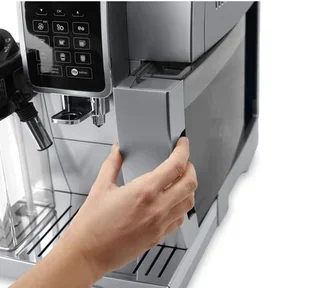 DELONGHI Dinamica ECAM 350.75.S Espressokeitin Jauhatusominaisuudella - Harmaa