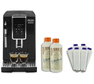 DeLonghi Dinamica FEB 3515.B Macinacaffè Espresso Nero + 12 mesi di manutenzione