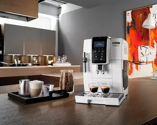 DeLonghi Dinamica FEB 3535.W Automatisk Espressomaskin Hvit