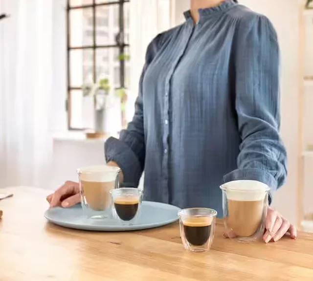 DeLonghi Doppelwandige Espressogläser 9cl - 6er Set