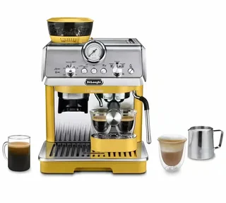 Macchina per Espresso DeLonghi EC9155.YE La Specialista Arte Gialla + Kit Barista