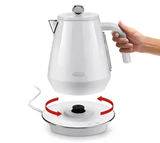 DeLonghi Eclettica KBY2011.W White Adjustable Temperature Kettle