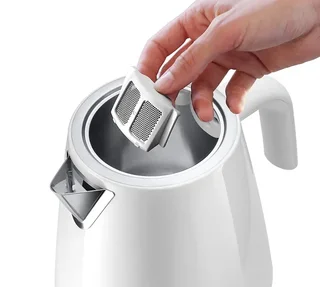 DeLonghi Eclettica KBY2011.W White Adjustable Temperature Kettle
