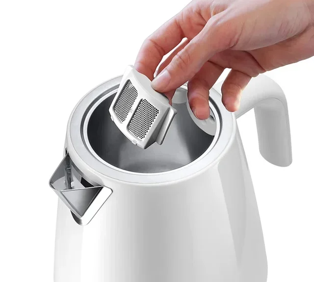 DeLonghi Eclettica KBY2011.W White Adjustable Temperature Kettle