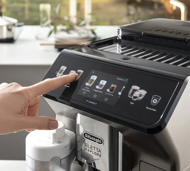 Macinacaffè espresso DELONGHI Eletta Explore 450.86.T Titanio con tazza portatile