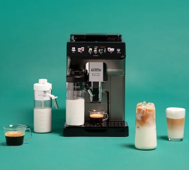 Macinacaffè espresso DELONGHI Eletta Explore 450.86.T Titanio con tazza portatile