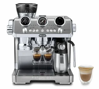 DeLonghi La Specialista Maestro EC9885.M espresso machine with integrated grinder, stainless steel
