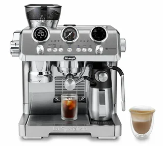 DeLonghi La Specialista Maestro EC9885.M espresso machine with integrated grinder, stainless steel