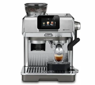 Macchina da caffè espresso con macinacaffè DELONGHI La Specialista Touch EC9455.M, finitura metallizzata.
