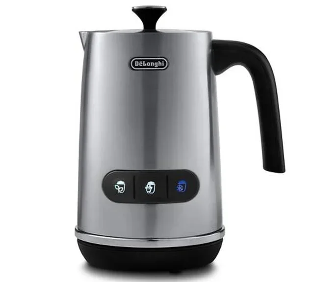 De'Longhi LATTEMIX Milk Frother – Brushed Metal