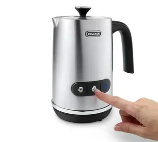 De'Longhi LATTEMIX Milchaufschäumer – Gebürstetes Metall