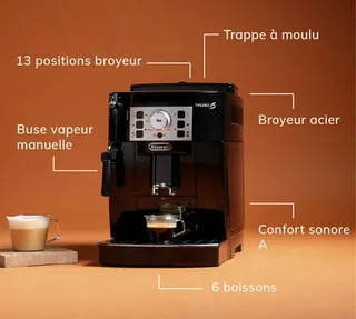 Macinacaffè automatico DELONGHI Magnifica ECAM 22.140.B - Nero
