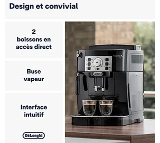 Macinacaffè automatico DELONGHI Magnifica ECAM 22.140.B - Nero