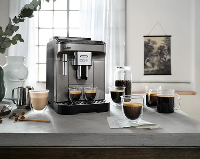 DELONGHI Magnifica EVO FEB 2942.TB Espresso Grinder - Titanium