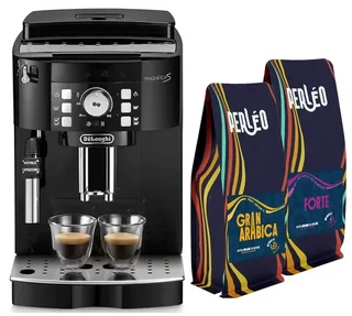 Macchina Caffè Automatica DeLonghi Magnifica S 22.127.B - Nera - Kit 4 Mesi Caffè