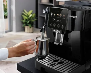 DELONGHI Magnifica Start POP FEB2252.B Bean-to-Cup Coffee Machine – Black