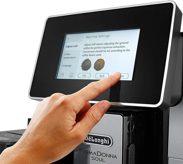 Macinacaffè Espresso DELONGHI Primadonna Soul ECAM 610.55.SB Grigio