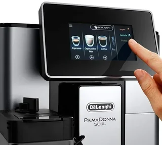 Macinacaffè Espresso DELONGHI Primadonna Soul ECAM 610.55.SB Grigio