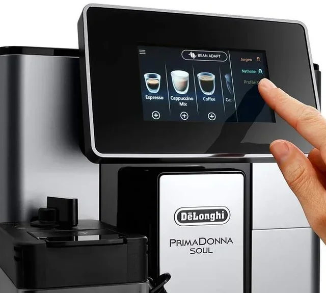 Macinacaffè Espresso DELONGHI Primadonna Soul ECAM 610.55.SB Grigio