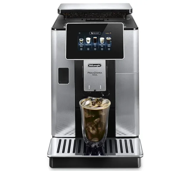 Macchina da caffè superautomatica DELONGHI Primadonna Soul ECAM 610.75.MB Grigio - Caraffa caffè + Tazza Contigo IN REGALO