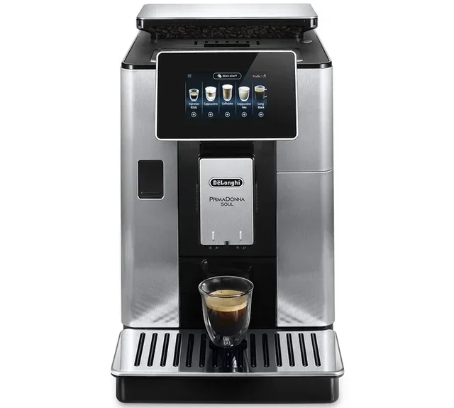 Macchina da caffè superautomatica DELONGHI Primadonna Soul ECAM 610.75.MB Grigio - Caraffa caffè + Tazza Contigo IN REGALO