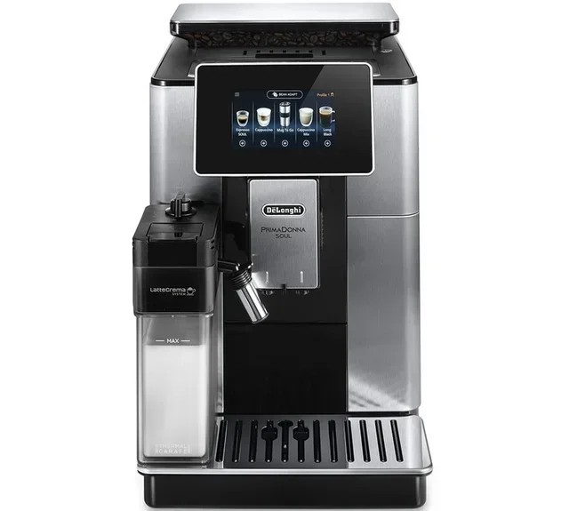 Macchina da caffè superautomatica DELONGHI Primadonna Soul ECAM 610.75.MB Grigio - Caraffa caffè + Tazza Contigo IN REGALO