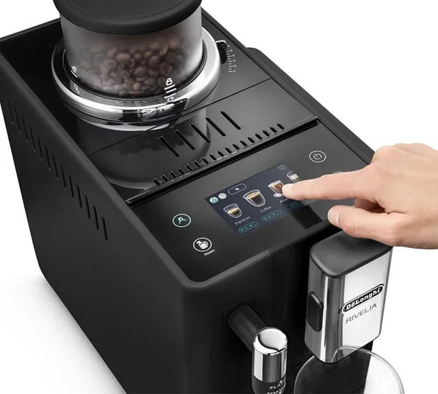 Automatisk Kaffemaskin DeLonghi Rivelia FEB 4435.B Onyx Svart