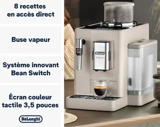 Macchina per Espresso con Macinacaffè DeLonghi Rivelia FEB 4435.BG Sabbia