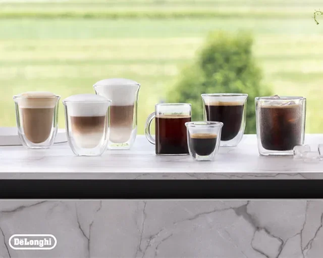 DeLonghi Rivelia FEB4455.B Kaffeemühle Onyxschwarz (Milch)