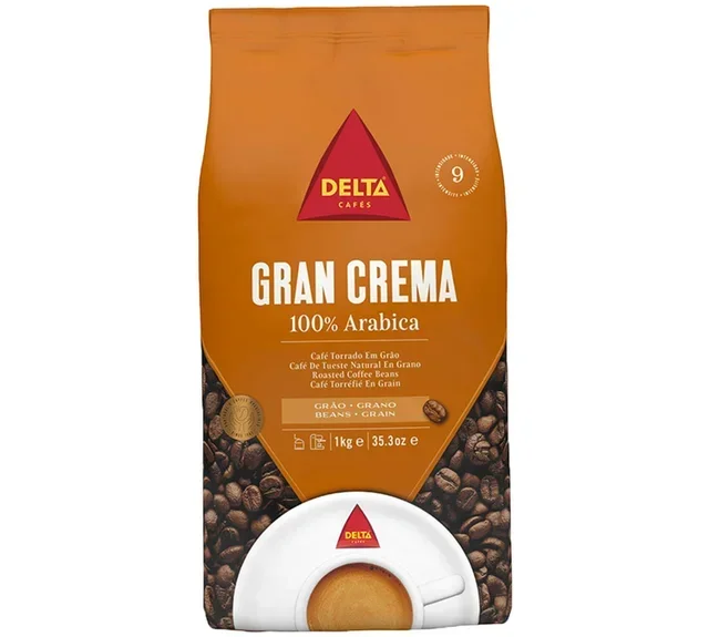 1 kg - Caffè in Grani Gran Crema - DELTA CAFÉS