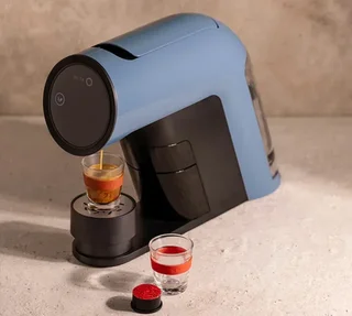 ICONIQ blå kapselmaskin – Delta Q