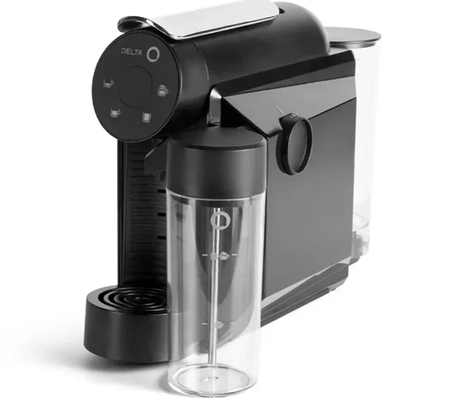 DELTA Q Mini Milk Qool Black – Capsule Coffee Machine