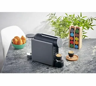 Delta Q Mini Qool Kapselkaffemaskin - Grå + Gåva-erbjudande