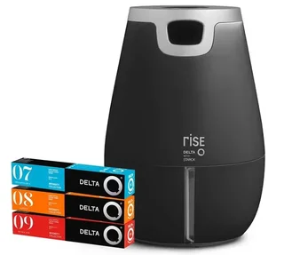 RISE x Starck Черна Капсулна Машина - Delta Q + 30 Подарък Капсули