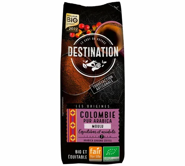 Филтърно Кафе DESTINATION Kachalus №21 - 250г Био 100% Арабика Колумбия