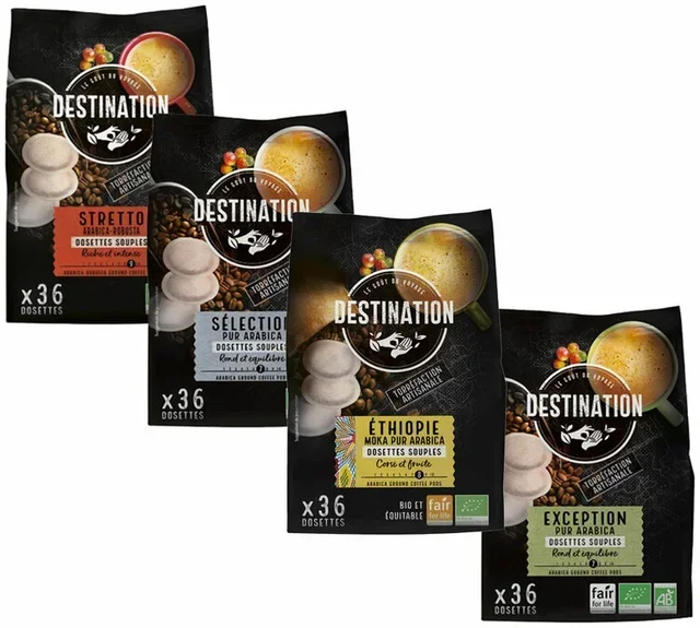 Discovery pack 144 organic soft pods - DESTINATION
