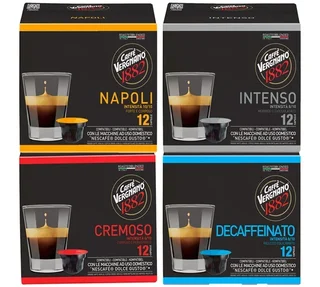 CAFFE VERGNANO próbacsomag – 48 db Nescafé Dolce Gusto*-kompatibilis kapszula