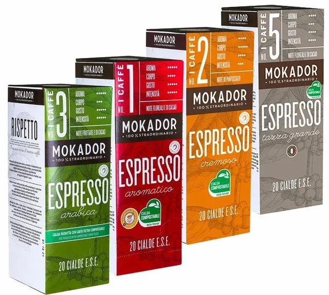 Discovery pack - 80 ESE pods - MOKADOR CASTELLARI