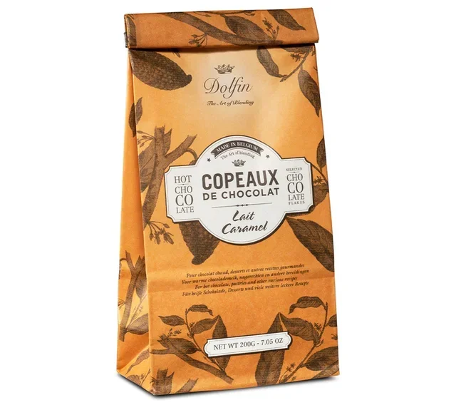 DOLFIN Caramel Milk Chocolate Shavings - 200g