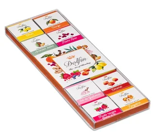 Sortimento Gourmet 12 Sabores - 24 Quadrados Dolfin