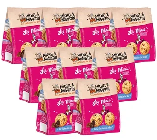MICHEL &amp; AUGUSTIN Мини колачићи са два чоколаде - 9x100г