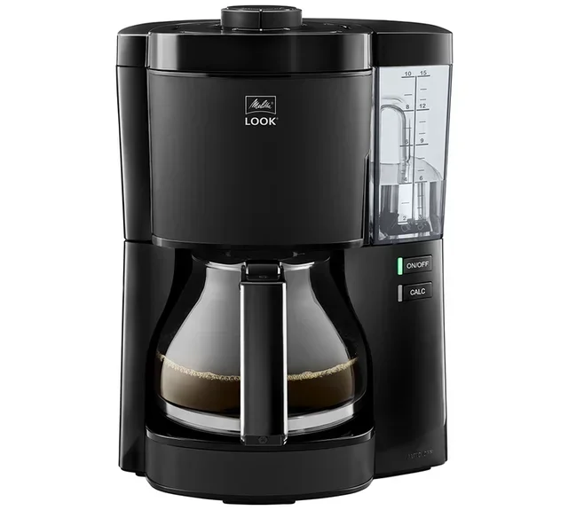 Melitta Look V Glass 1025-02 Кафеварка с Филтър Черна