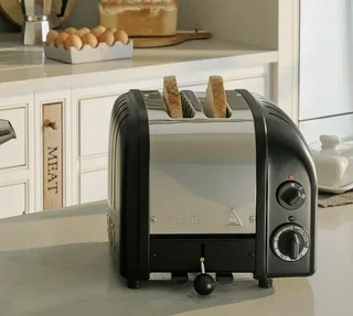 DUALIT Classic brödrost 2 skivor - matt svart