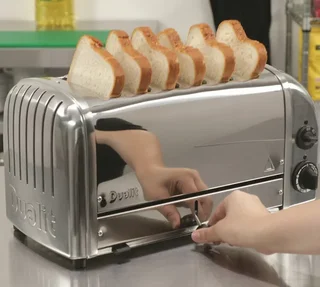 Dualit Classic AWS 6-Slot Stainless Steel Toaster