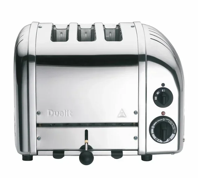 DUALIT Classic AWS Stainless Steel 3-Slot Toaster